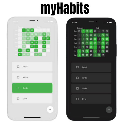 myHabits Tracker +Calendar